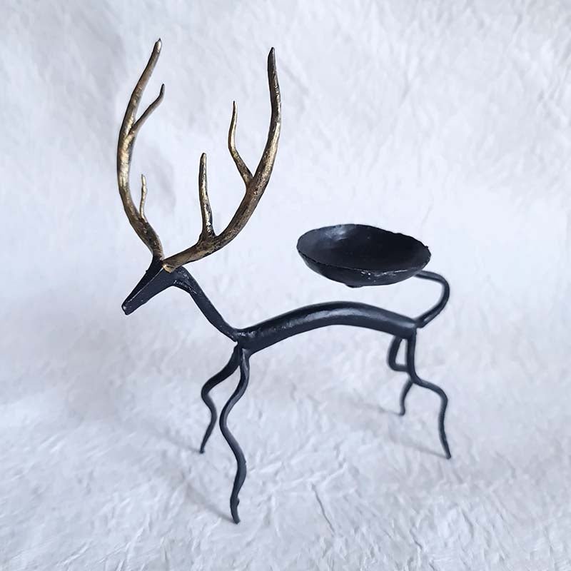 Bastar Wrought Iron Golden Deer