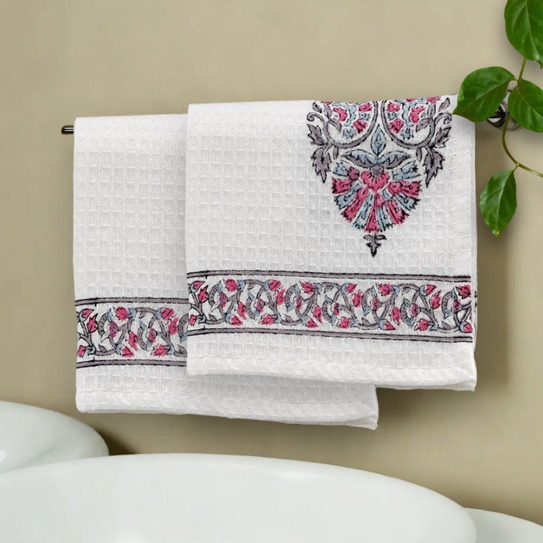 Pure Cotton Bath and Hand Towel Set