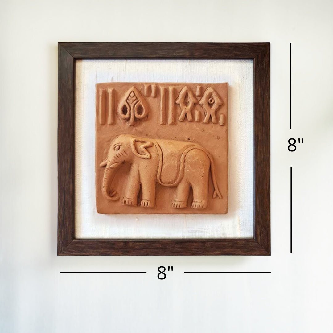 Replica Terracota Harappan Rhinoceros Seal