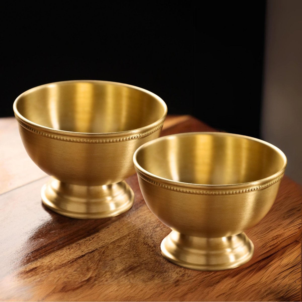 Brass Serving Bowls - 150 ML | Handmade in India