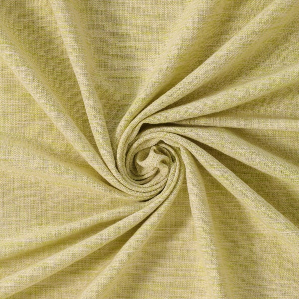 Cotton Bed Cover In Beige And Leaf Green | Queen Size | Handmade In India