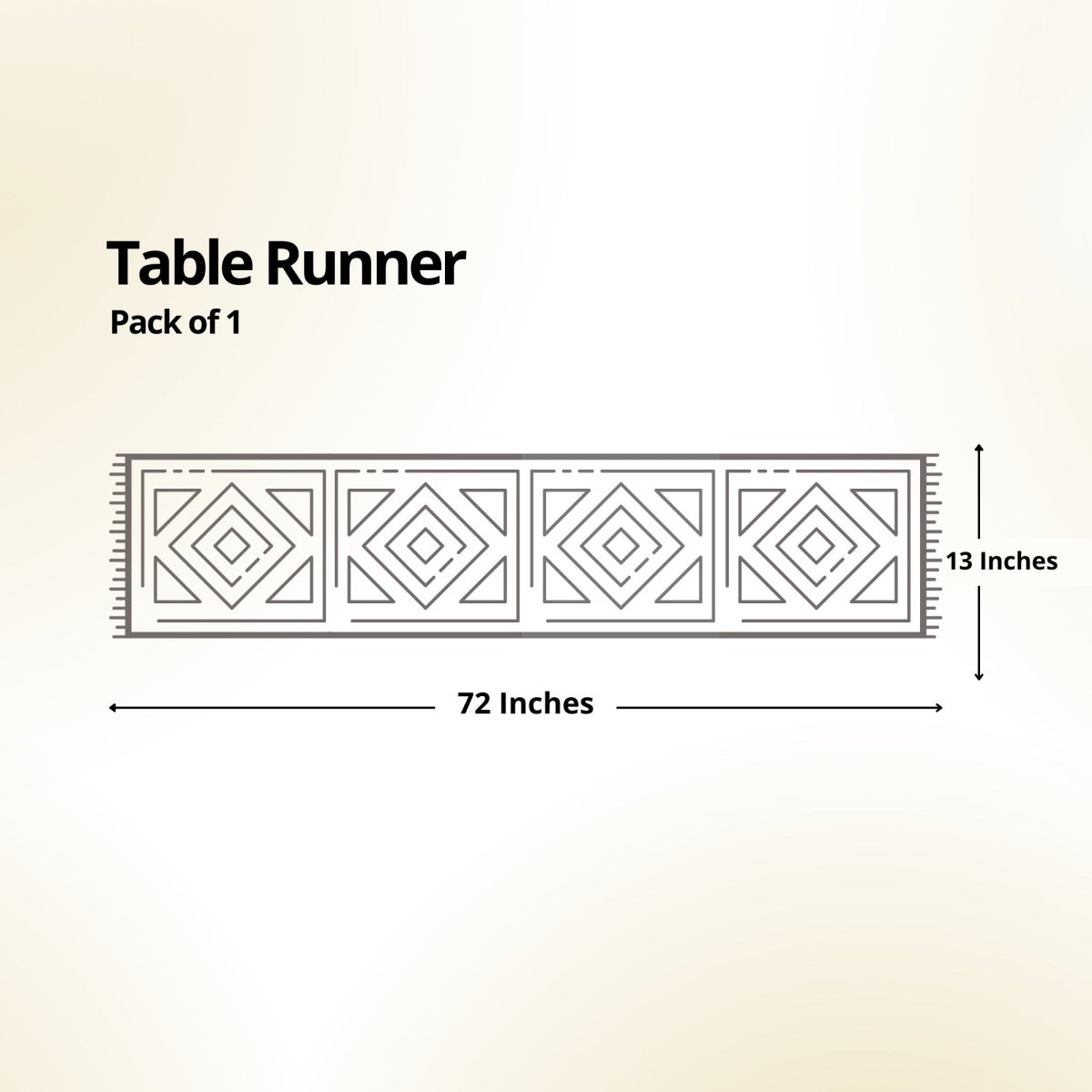 Cotton Dining Table Runner with Block Print Blue | Eco Friendly Tableware Sustainably Crafted from Pure Cotton | Handmade In India