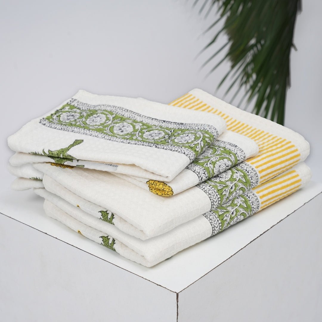 Hand & Bath Towel Set Made with Pure Cotton