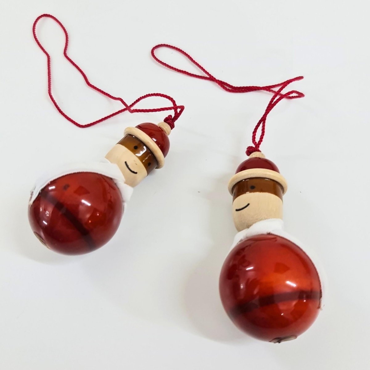Wooden Doll | Handmade Ornament (Set of 2)
