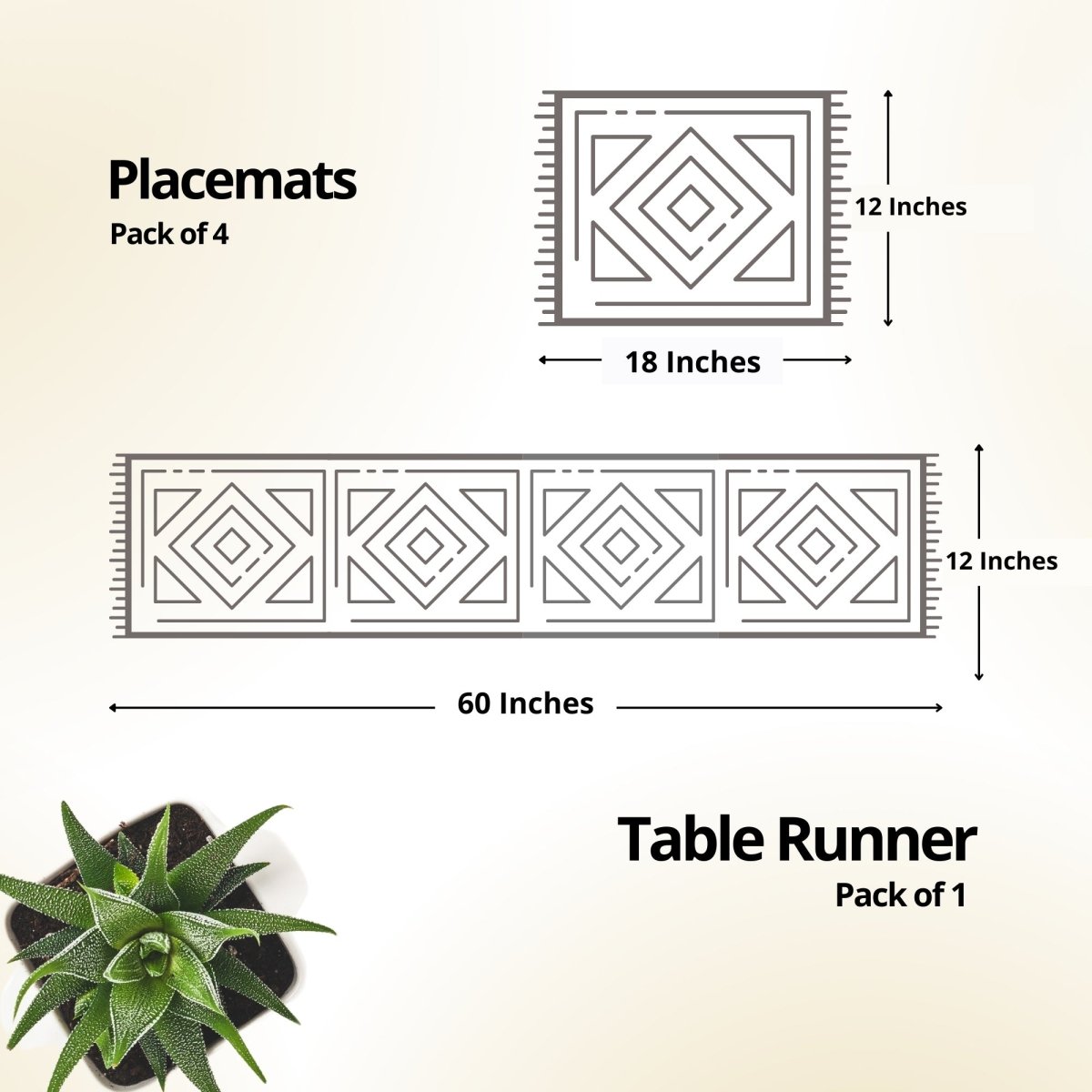 Dining Table Mats and Table Runner In Teal Set of 6 and 4 | Eco Friendly Tableware Sustainably Handwoven from Natural Grass