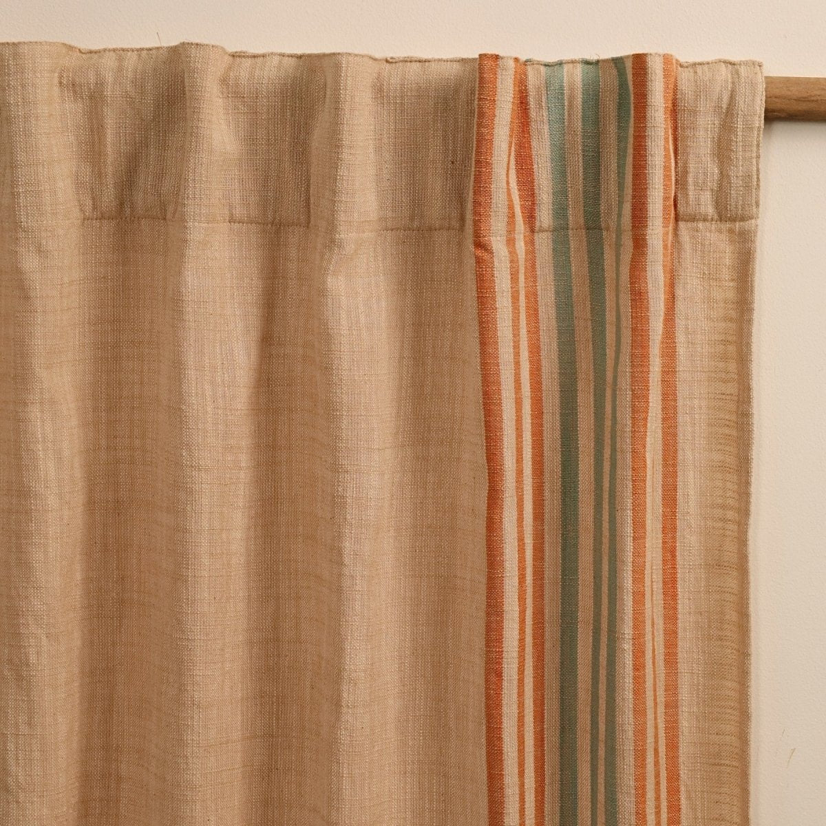 Ivory Cotton Door Curtain | Length 7ft | Marigold Collection