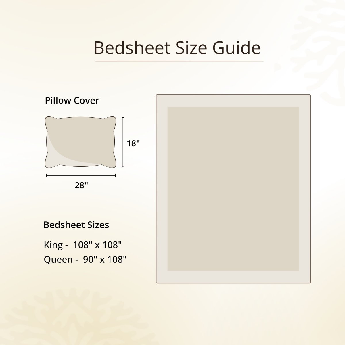 Mustard & Off White Bedsheet with Pillow Cover | Marigold Collection