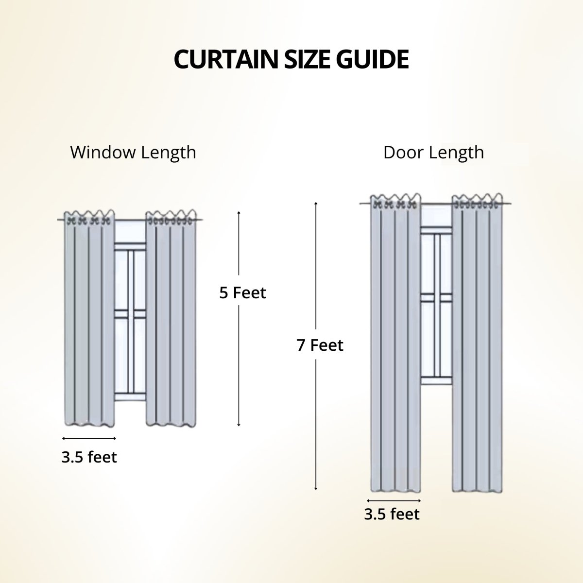 Teal Semi-Transparent Curtain for Door| Length 7ft | Marigold Collection